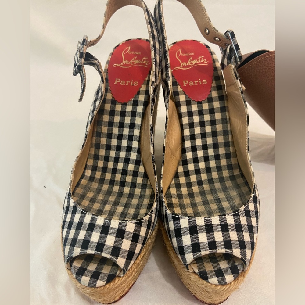 Christian Louboutin Espadrille Wedges